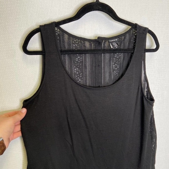 Torrid‎ | Black Tank Top size 0 or Large - Picture 3 of 5
